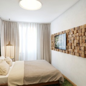 yatak odası tasarımı eko tarzında 12 metrekare