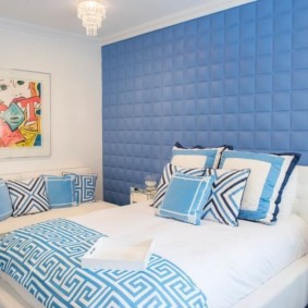 غرفة نوم في الأفكار الصورة الزرقاء