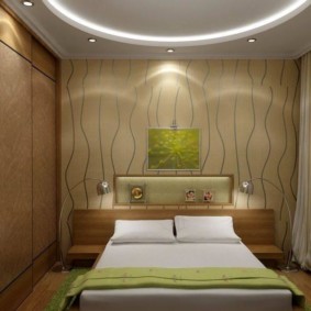 غرفة نوم خروتشوف في صورة ديكور