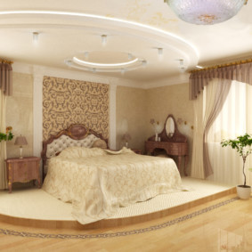 klasik yatak odası fotoğraf dekor