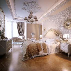 klasik yatak odası dekor fikirleri