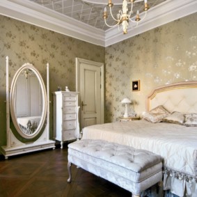 klasik yatak odası tasarımı fotoğraf