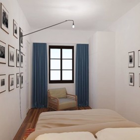 İskandinav tarzı yatak odası fotoğraf seçenekleri