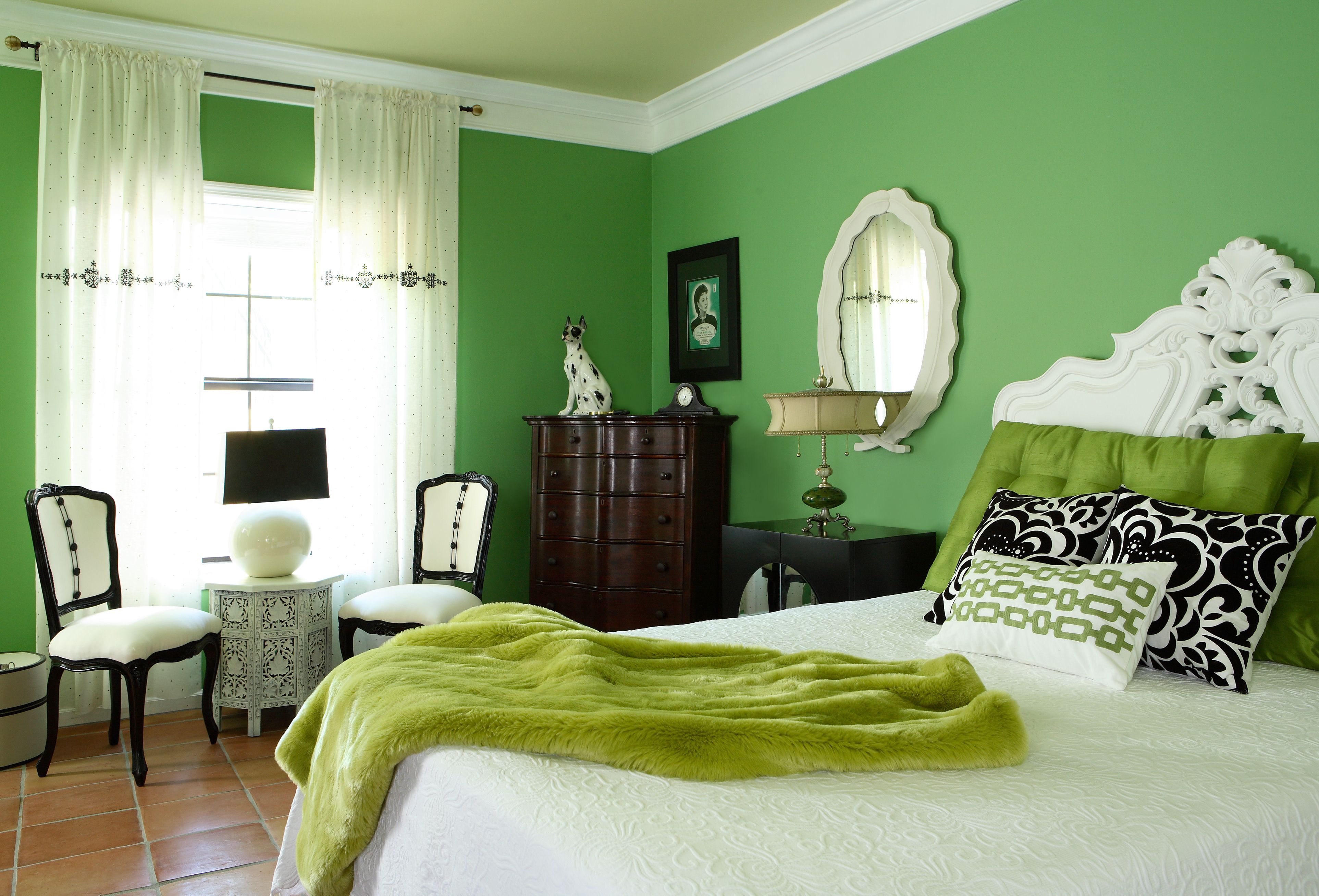 แนวคิดห้องนอนสีเขียว