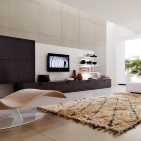 minimalizm tarzı oturma odası