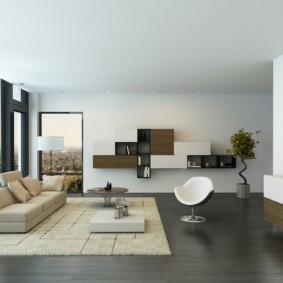ý tưởng thiết kế phòng khách theo phong cách tối giản