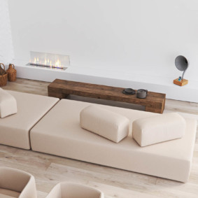 ý tưởng nội thất phòng khách tối giản
