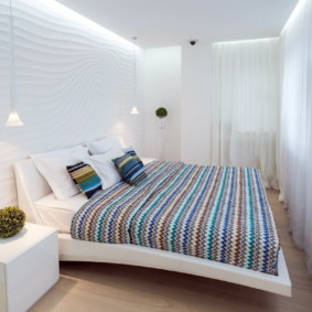 aydınlık yatak odası tasarımı 12 metrekare