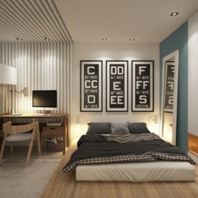 تصميم غرفة نوم 14 متر مربع الأفكار