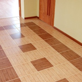 floor design in the hallway photo