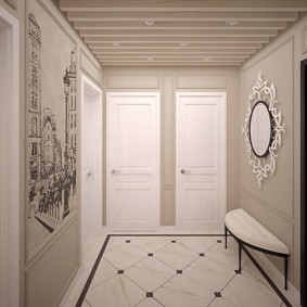 עיצוב רצפות במסדרון מציג רעיונות