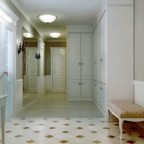 floor design in the hallway photo ideas