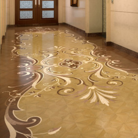 floor design in the hall