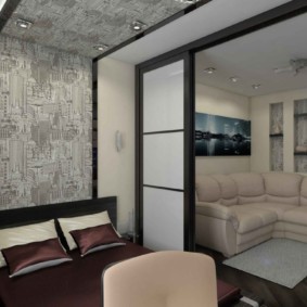 salon chambre design 16 m² design