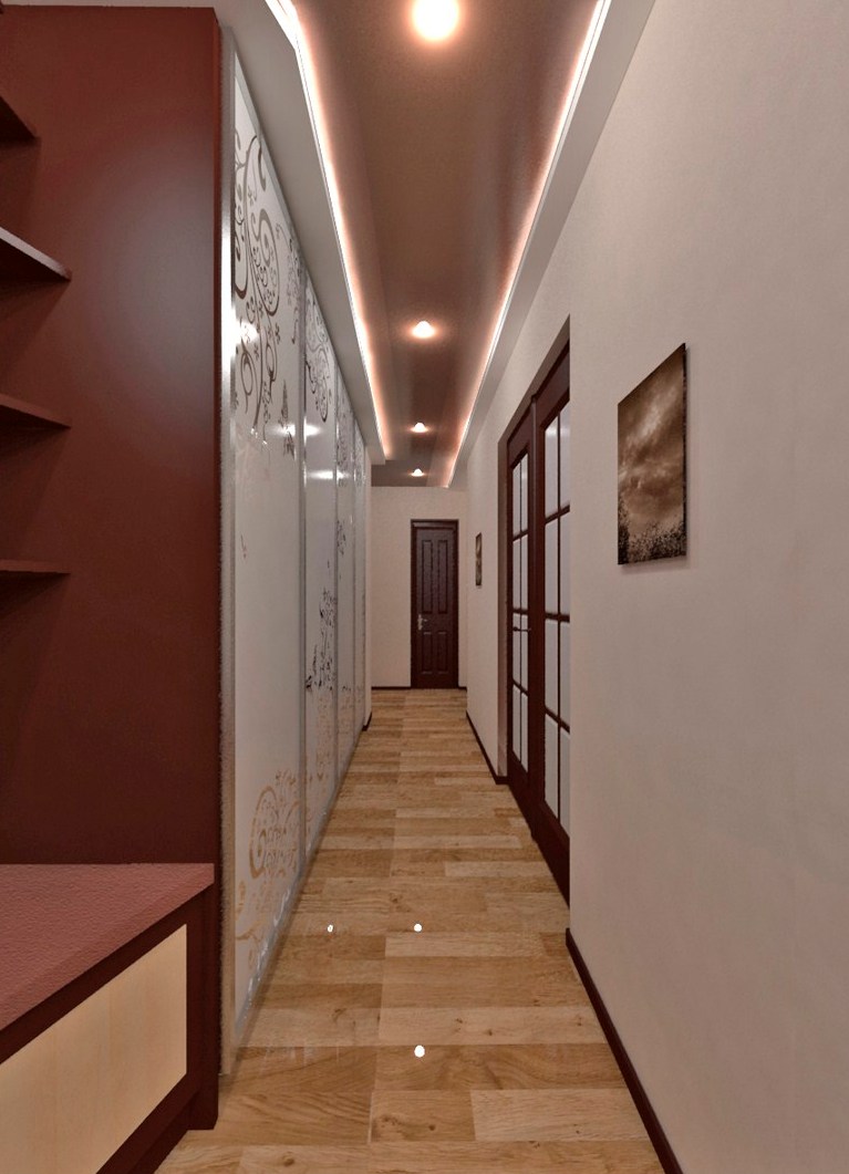 panel ev iç fikirler koridorda