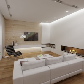 Bright room with a white ceiling