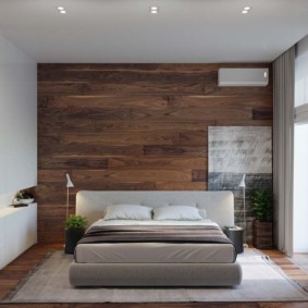 Minimalist yatak odası