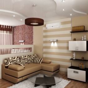 Idée de décoration intérieure chambre salon 20 m²