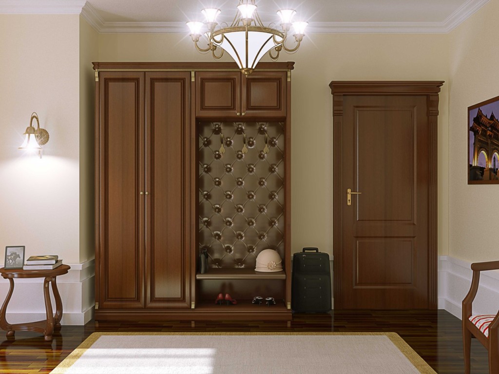 Portes intérieures de couleur assortie pour les meubles dans le couloir
