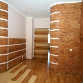 hình nền kết hợp trong hành lang của các loại hình ảnh căn hộ
