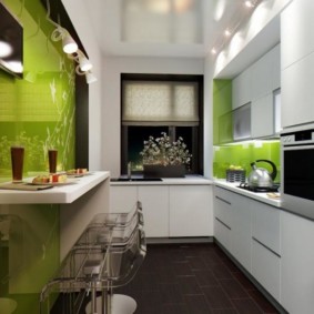 konyha mosogatóval az ablak típusa design