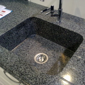 yapay taş fikirler fotoğraf yapılmış mutfak lavabo