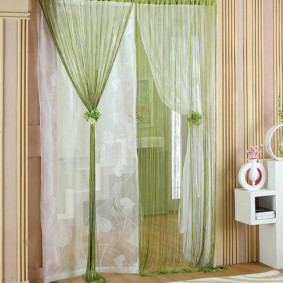 curtains in the kitchen photo design
