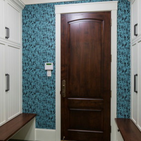 papier peint pour le couloir à l'intérieur de la photo Khrouchtchev