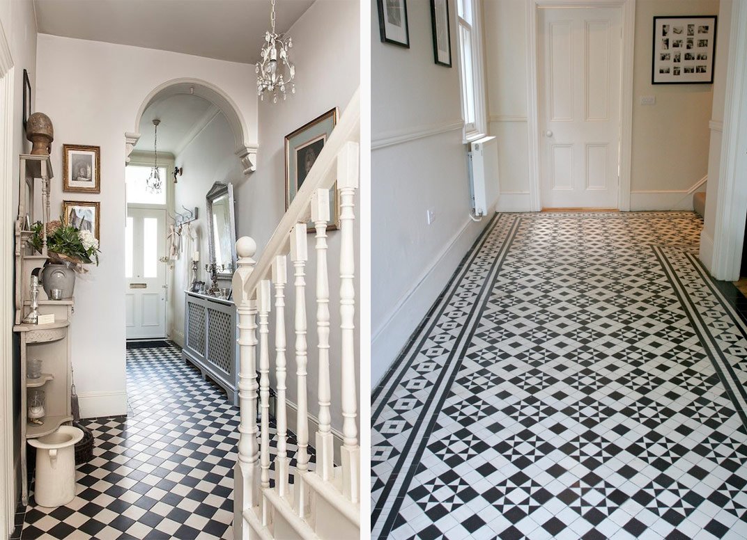 floor tiles in the corridor 2019