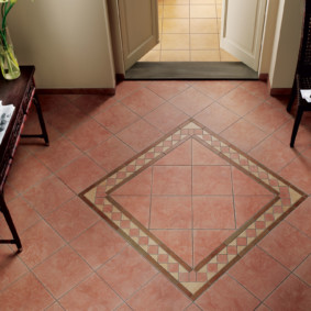 floor tiles to the idea corridor
