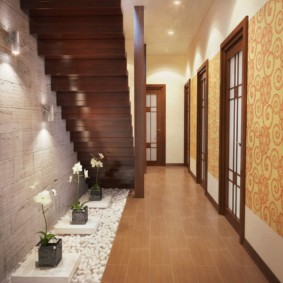 özel bir evde fotoğraf dekor koridor