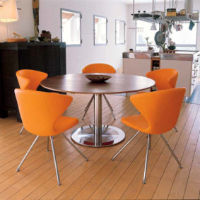 table sur une jambe pour les idées d'intérieur de cuisine