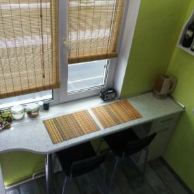 mutfak tasarımında pencere yerine tezgah