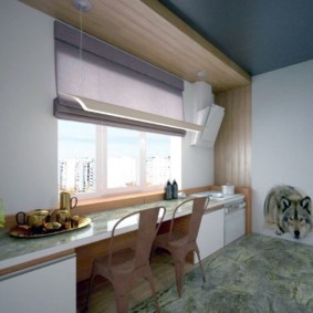 Mutfakta pencere eşiği yerine tezgah