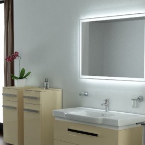 מראה תמונות מראה לחדר אמבטיה