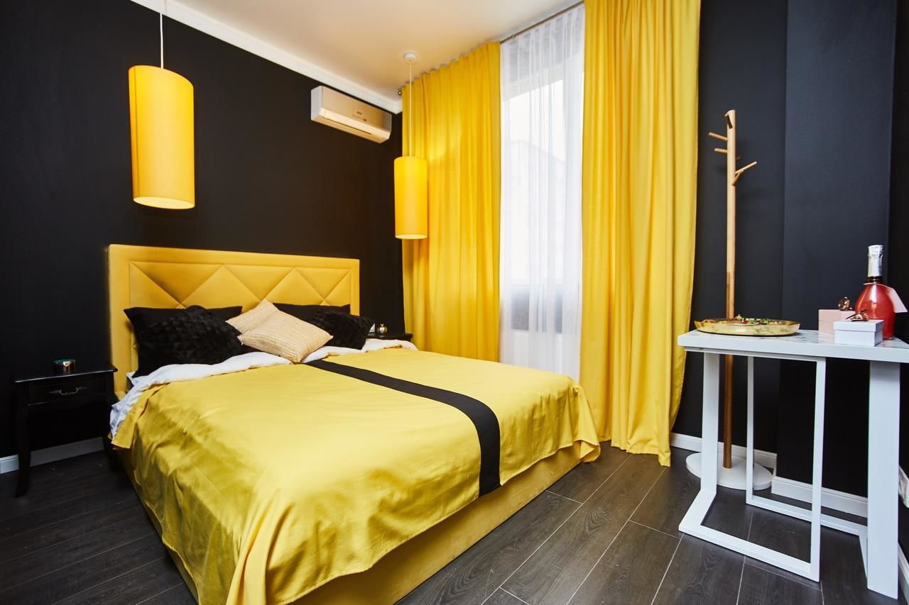 خيارات غرفة نوم الصفراء الأفكار