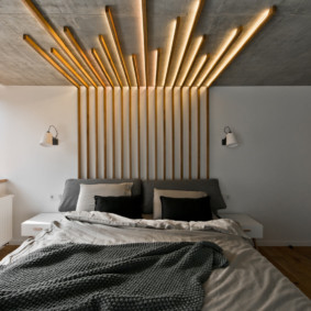 sconces in the bedroom over the bed