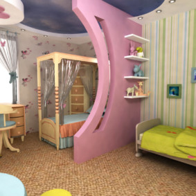 chambre d'enfant pour décoration hétérosexuelle