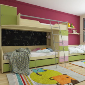 chambre d'enfants pour trois idées de décoration pour enfants