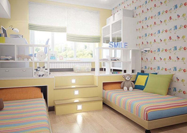 עיצוב חדרים לילד ונערה