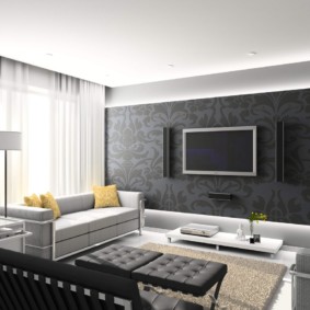 wall design in living room views