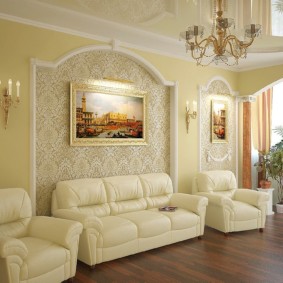 Klasik bir oturma odası iç boyama