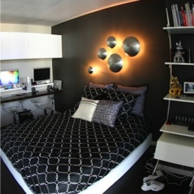 Stylish lights in the bedroom