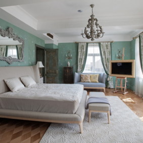 Neoclassical bedroom