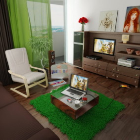 oturma odasında yeşil iç fotoğraf