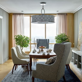 american style living room design photo
