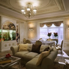 klasik tarzı oturma odası fotoğraf dekor