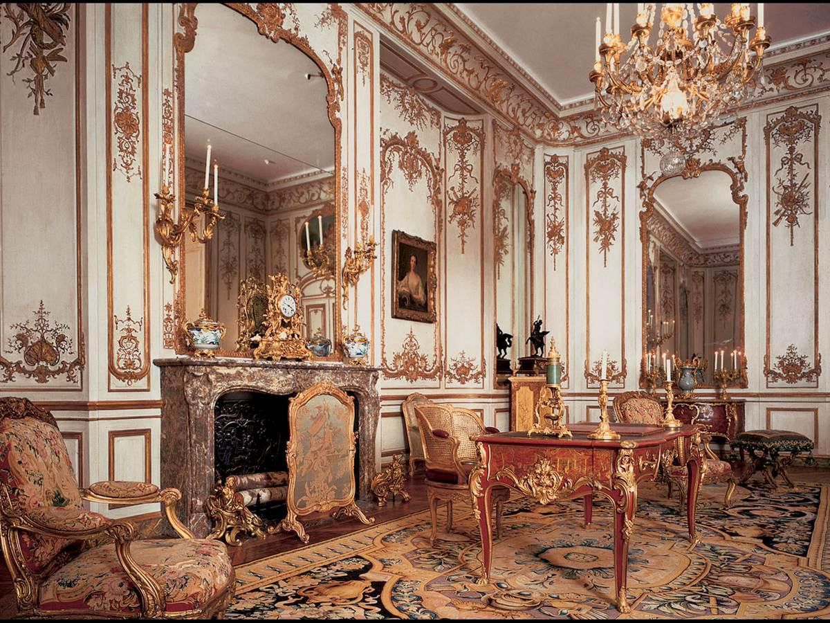 الباروك صورة غرفة المعيشة الداخلية