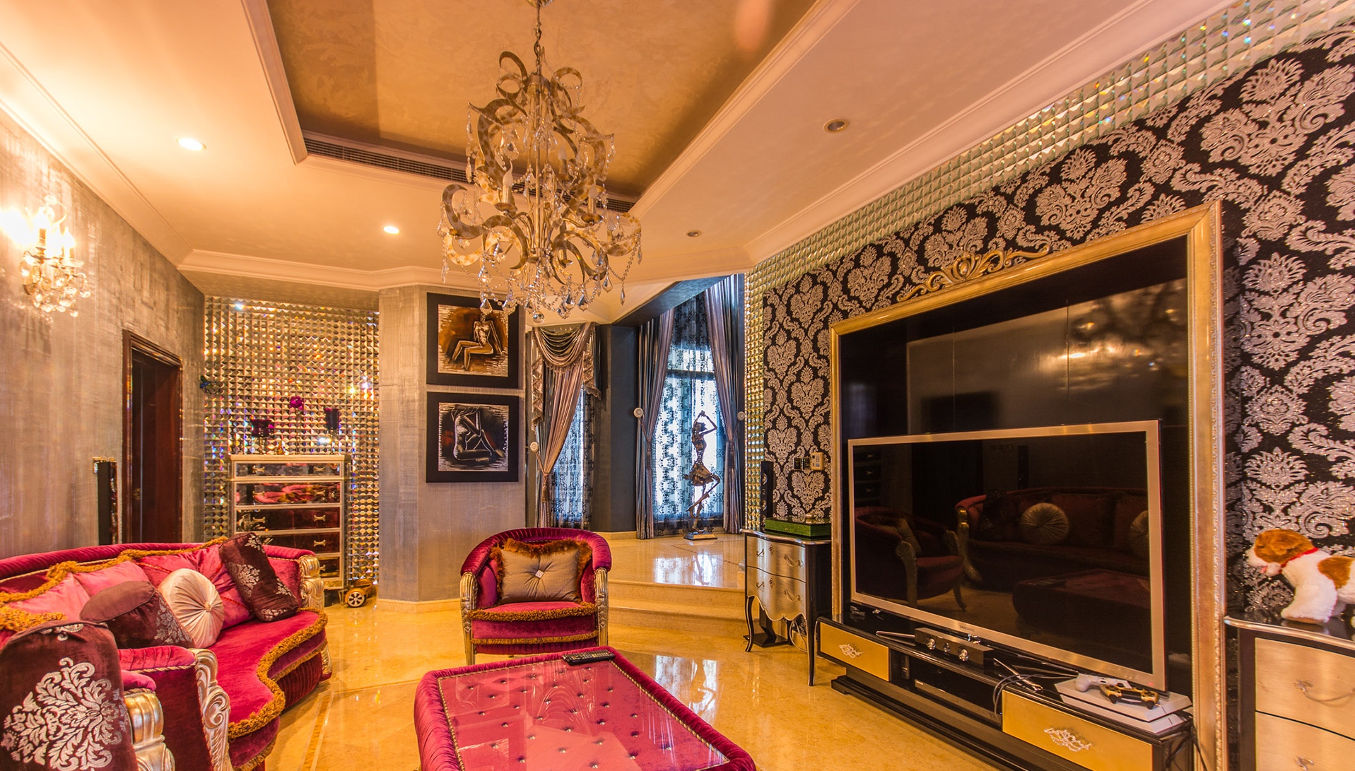 oriental style living room