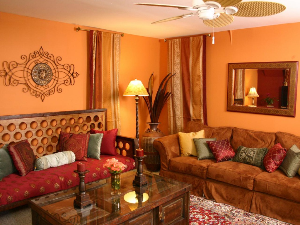 room decoration in oriental style